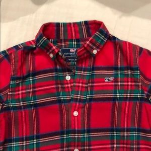 Vineyard vines plaid flannel